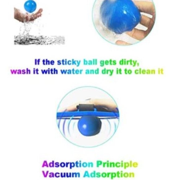 STICKY Ceiling, Squishy, Stress balls for all ages - Picture 3 of 10